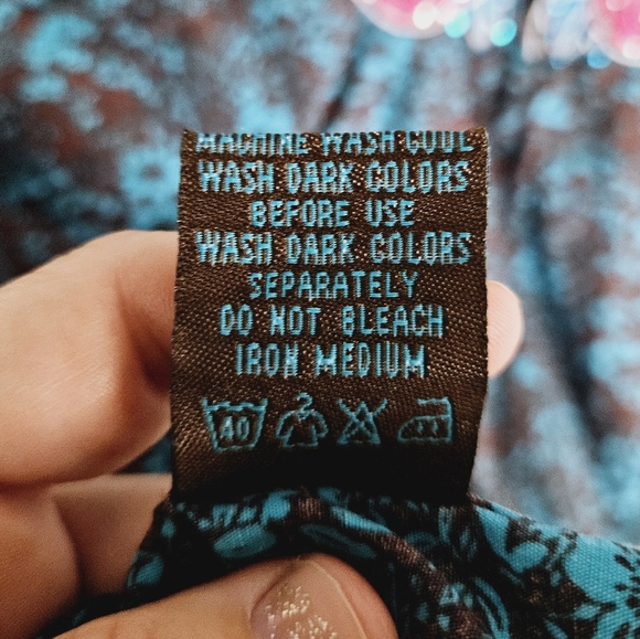 COWGIRL HARDWARE | floral embroidered snap cowboy western long sleeve shirt - Picture 10 of 10